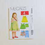 McCall's M5835 Toddler's Clothes Sewing Pattern Size CCB (1-4) Default Title