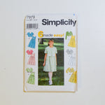 Simplicity 7979 Children's Dress + Jacket Sewing Pattern Size AA (7-10) Default Title