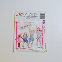 McCall's 5824 Children's Tunic + Leggings Sewing Pattern Size CF (4-6) Default Title