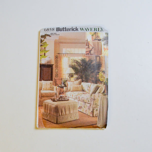 Butterick 6858 Slipcover Sewing Pattern (One Size) Default Title