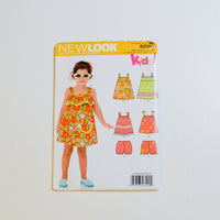 New Look 6200 Toddler's Clothes Sewing Pattern Size A (1/2-4) Default Title