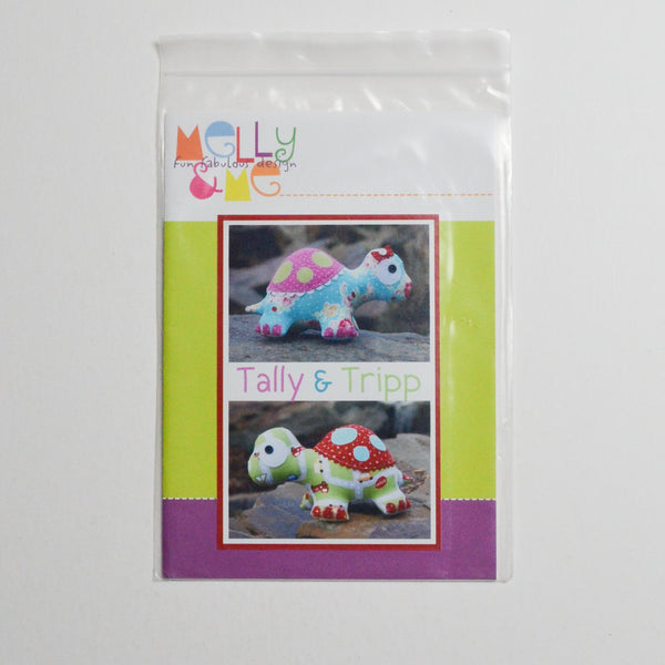Melly + Me M091 Tally + Trip Stuffed Turtle Sewing Pattern Default Title
