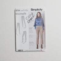 Simplicity 8744 AmazingFit Pants Sewing Pattern Size AA (10-18) Default Title