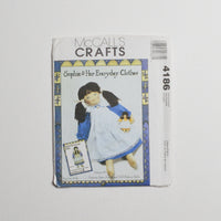 McCall's Crafts 4186 Sophie Doll + Clothes Sewing Pattern (One Size) Default Title