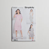 Simplicity S8891 Dress + Separates Sewing Pattern Size AA (10-18) Default Title
