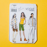 Vogue V8911 Misses' Jacket, Top, Shorts + Pants Pattern - Size B5 (8-16) Default Title