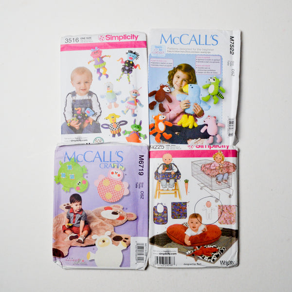 Baby Toys + Accessories Sewing Patterns - Bundle of 4 Default Title