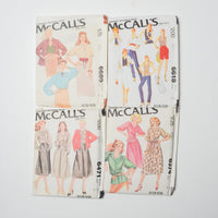 McCall's Clothing Miss Size 20 Sewing Pattern Bundle - Set of 4 Default Title