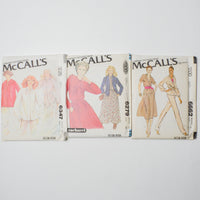 McCall's Miss Size 18 Clothing Sewing Pattern Bundle - Set of 3 Default Title
