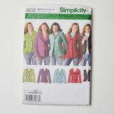 Simplicity 4032 Jacket Sewing Pattern Size U5 (16-24) Default Title