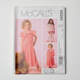 McCall's M5224 Children's Pajamas Sewing Pattern Size CL (6-8) Default Title