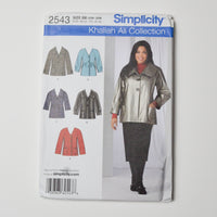 Simplicity 2543 Coat Sewing Pattern Size BB (20W-28W) Default Title