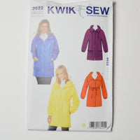 Kwik Sew 3622 Misses' Jacket Sewing Pattern (XS-XL) Default Title