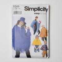 Simplicity 5349 Misses' Poncho + Accessory Sewing Pattern Size BB (L-XL) Default Title
