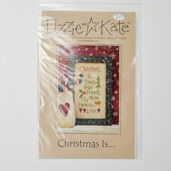 Lizzie*Kate 091 Christmas Is... Cross Stitch Pattern Default Title