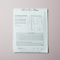 Christine Jonson Patterns 630 Pleat Front Dress Sewing Pattern (4-22) Default Title