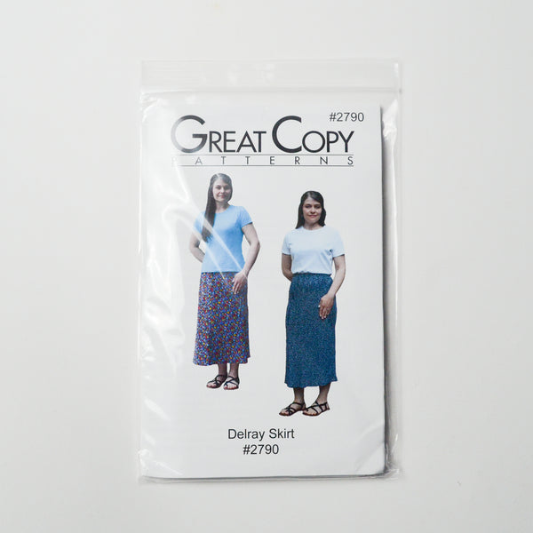 Great Copy Patterns 2790 Delray Skirt Sewing Pattern (XXS-3XL) Default Title