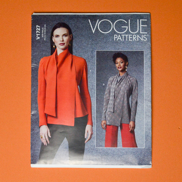 Vogue Patterns V1727 Shirt Sewing Pattern Size F5 (16-24) Default Title