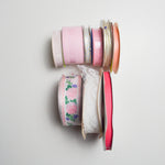 Pink + White Ribbon Bundle - 9 Spools Default Title