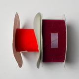 Red Flocked Ribbon Bundle - 2 Spools Default Title