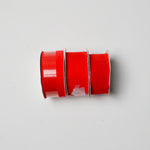 Red Flocked Ribbon Bundle - 3 Spools Default Title