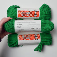 Green Skotch Braid Macrame Craft Rope - 3 Skeins Default Title
