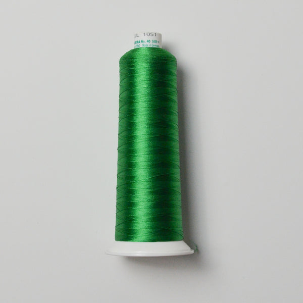 Madeira Rayon 40 wt. Machine Embroidery Thread - 1051 Bell Pepper Gree –  Make & Mend