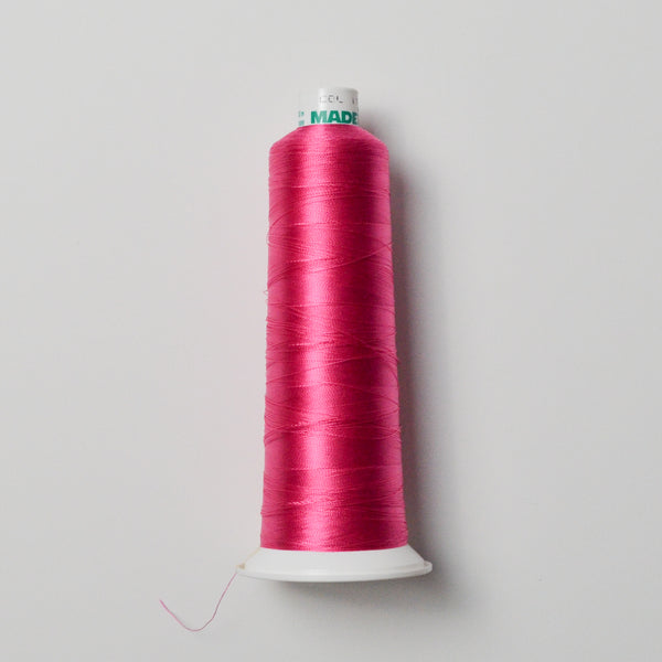 Madeira Rayon 40 wt. Machine Embroidery Thread - 1110 Fuschia, 5000m Cone (Opened) Default Title