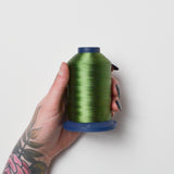 Robison-Anton Rayon 40 wt. Machine Embroidery Thread - 2595 Sage Green, 5500 Yd Spool Default Title