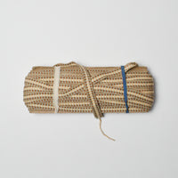 Brown, Blue + Yellow Striped Woven Trim Default Title