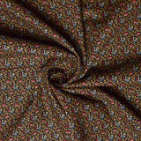 Dark Floral Print Quilting Cotton Fabric, 44" Wide - By the Yard Default Title