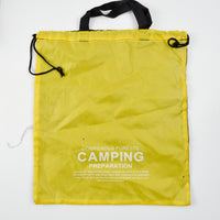 Yellow Forest Camping Drawstring Tote Bag Default Title
