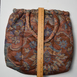 Puffy Quilted Tote with Metal Frame Default Title