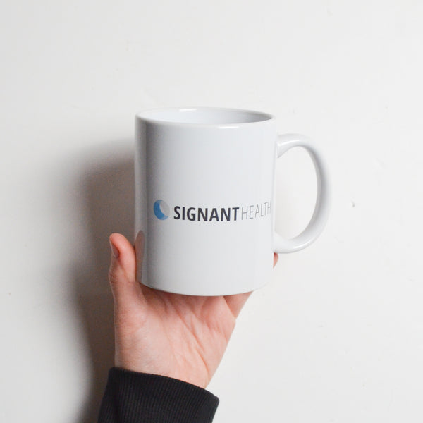 White Signant Health Coffee Mug Default Title