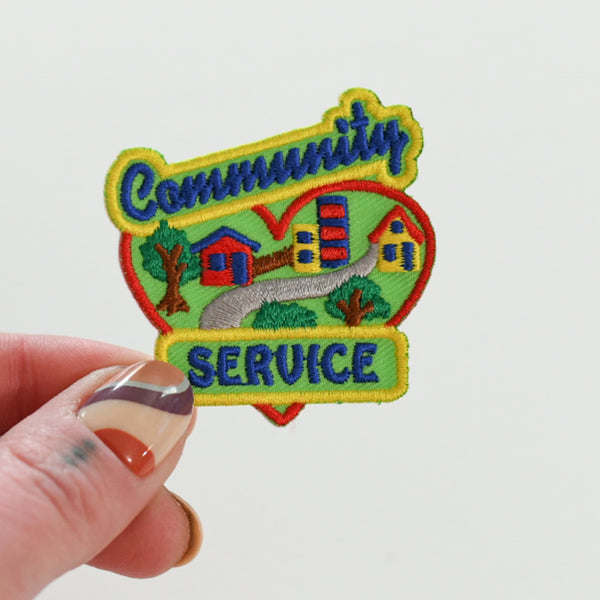 "Community Service" Iron-On Patch Default Title