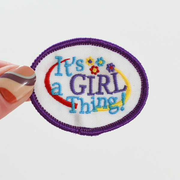 "It's a Girl Thing" Iron-On Patch Default Title