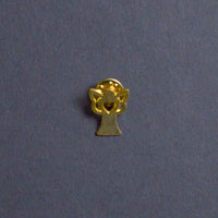 Gold Heart Angel Pin Default Title