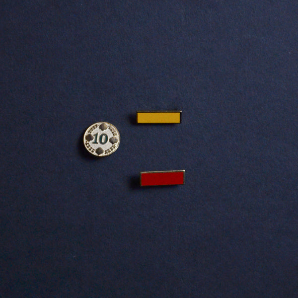 Yellow + Red Pins - Set of 3 Default Title