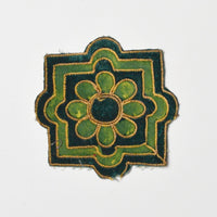 Green + Gold Floral Patch Default Title