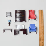Plasco Plastic Dollhouse Furniture - Set of 7 Default Title