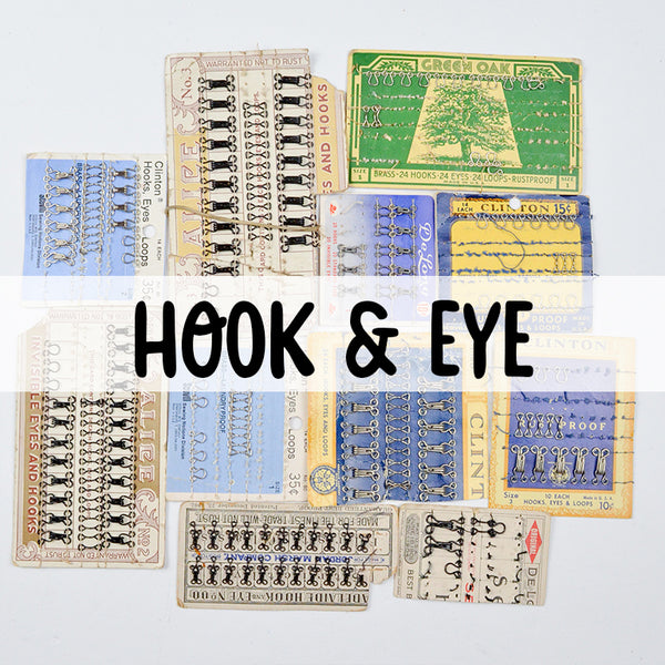 Hooks & Eyes - Bundle of 3