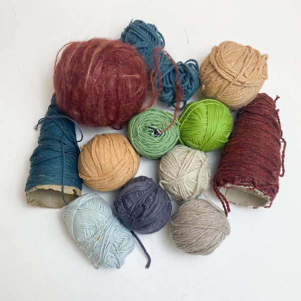 Assorted Yarn Remnant Bundle - 12 Balls