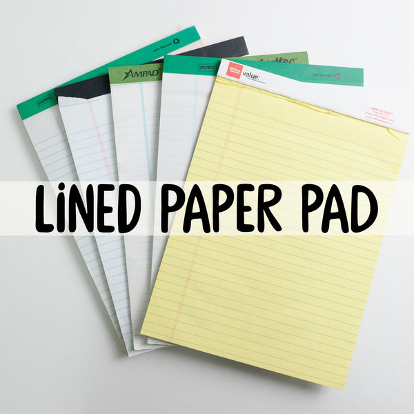 Lined Paper Pad – Make & Mend