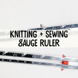 Sewing + Knitting Gauge
