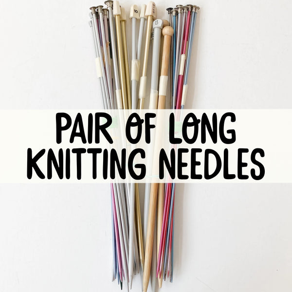 Pair of Long Knitting Needles