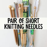Pair of Short Knitting Needles