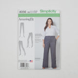 Simplicity 8056 Pants Sewing Pattern Size BB (20W-28W)