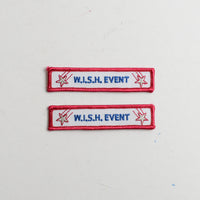 "W.I.S.H. Event" Patches - Set of 2