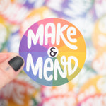 Color Wheel Make & Mend Sticker