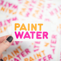 Paint Water Sticker
